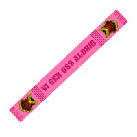 Halsduk Rosa Bandet Vi ger oss aldrig